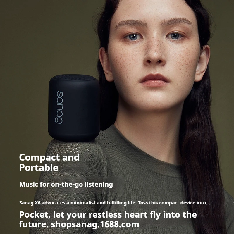 Sanag Bluetooth Speaker - Compact Portability, Deep Bass Mini Powerhouse, Wireless Desktop Mini Speaker For Pc (Model X6s)