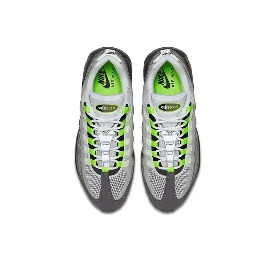 حذاء الجري Nike Originals Air Max 95 للرجال والنساء، حذاء رياضي خفيف الوزن يتمتع نفاذية جيدة في الهواء