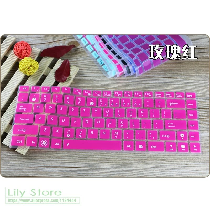 For ASUS X450CC X450c X450j X450v X450lc x450jn x450jf X450LD X450JF X450VB 14'' Silicone laptop keyboard cover skin Protector