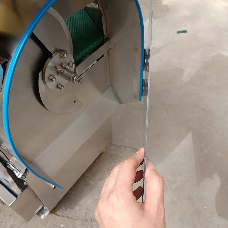 

Automatic Double-head Vegetable Cutter Adjustable Thickness Cutting Machine For Slicing Shredding Dicing Cubing Segmenting