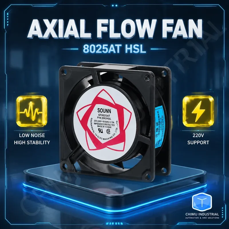 【CHIMU INDUSTRIAL】 for SF8025AT Cooling Fan 80x80x25mm 220V AC