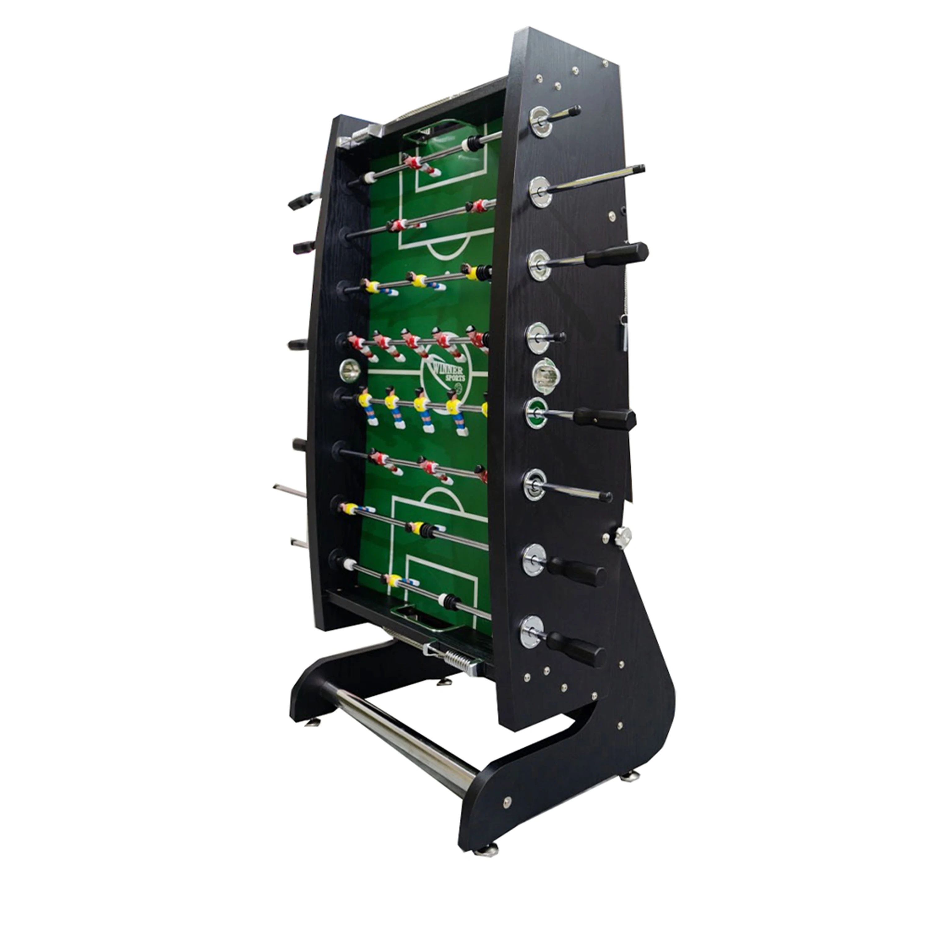 대형 인터랙티브 배틀 테이블 축구 8포스트 풋볼 테이블 장난감, 어린이 놀이용 듀얼 엔터테인먼트 머신