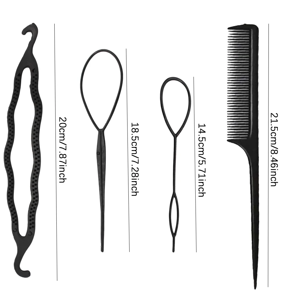Hairpin Hair Bun Tool Hair Braiding Tool, Hair Styling Pins Braid Maker Hair Tying Kit, 1PC