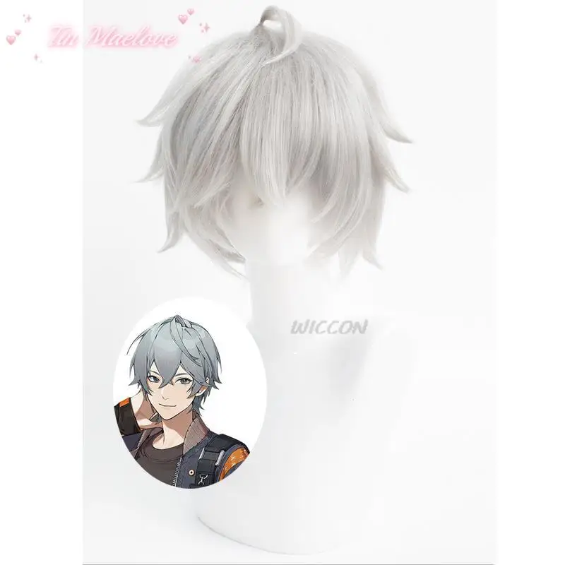 

Anime wig Zenless Zone Zero Akira Wise 30cm Short Hair Cosplay Costume Role cos Men Cosplay Costume Hallowen Play