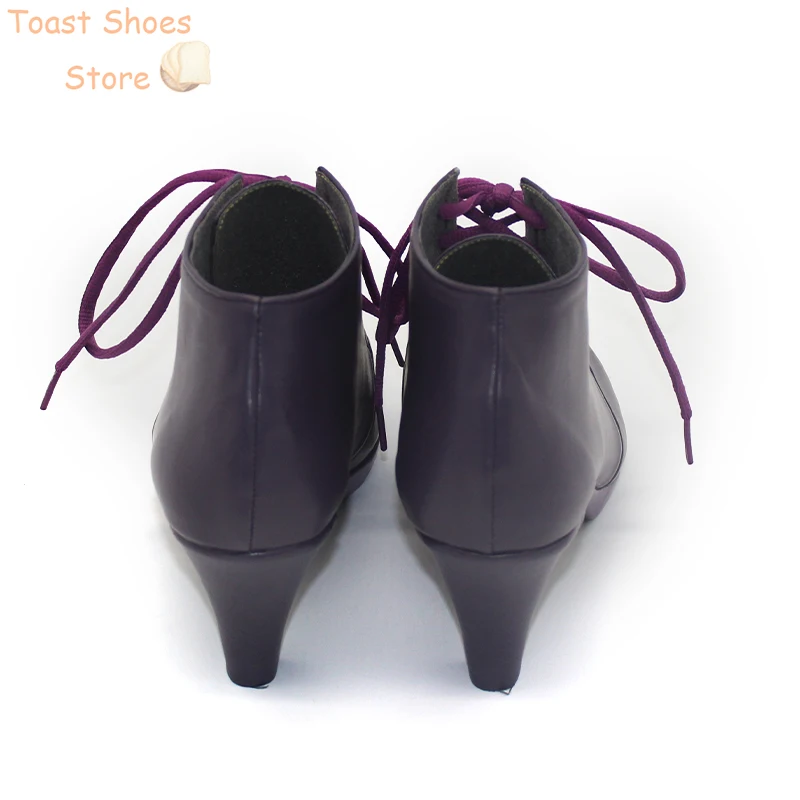 Mashima Himeko Cosplay Shoes Anime SHOW BY ROCK Cosplay Prop PU Leather Shoes Halloween Carnival Boots Costume Prop