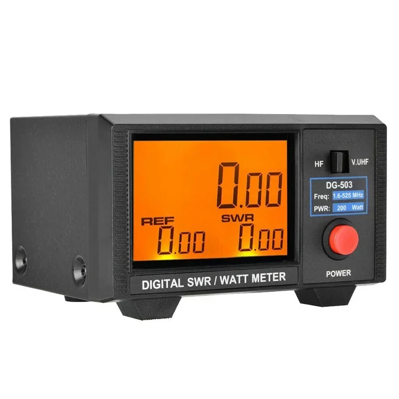 

Original NISSEI DG-503 Digital LCD 3.5" Short Wave UV Standing SWR & Wattmeter 1.6-60Mhz/125-525Mhz for Radio Walkie Talkie