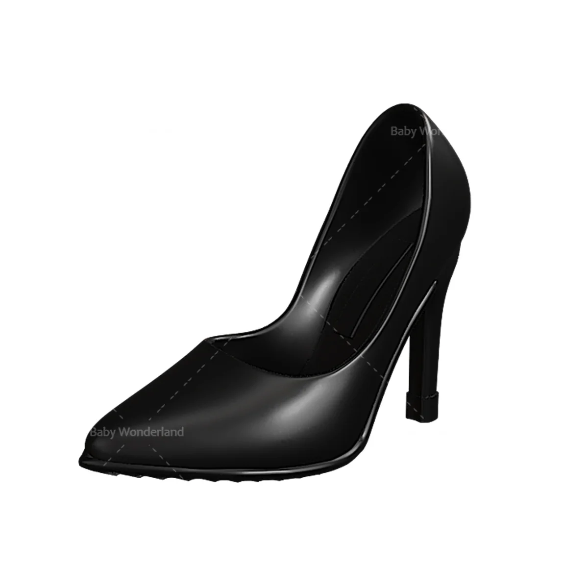 1/6 Skala Nowa Skóra Lakierowana Szpilki ze szpiczastą końcówką Eleganckie Seksowne Akcesoria Model Pasuje do 6-calowej Figurki Żołnierza Zabawki