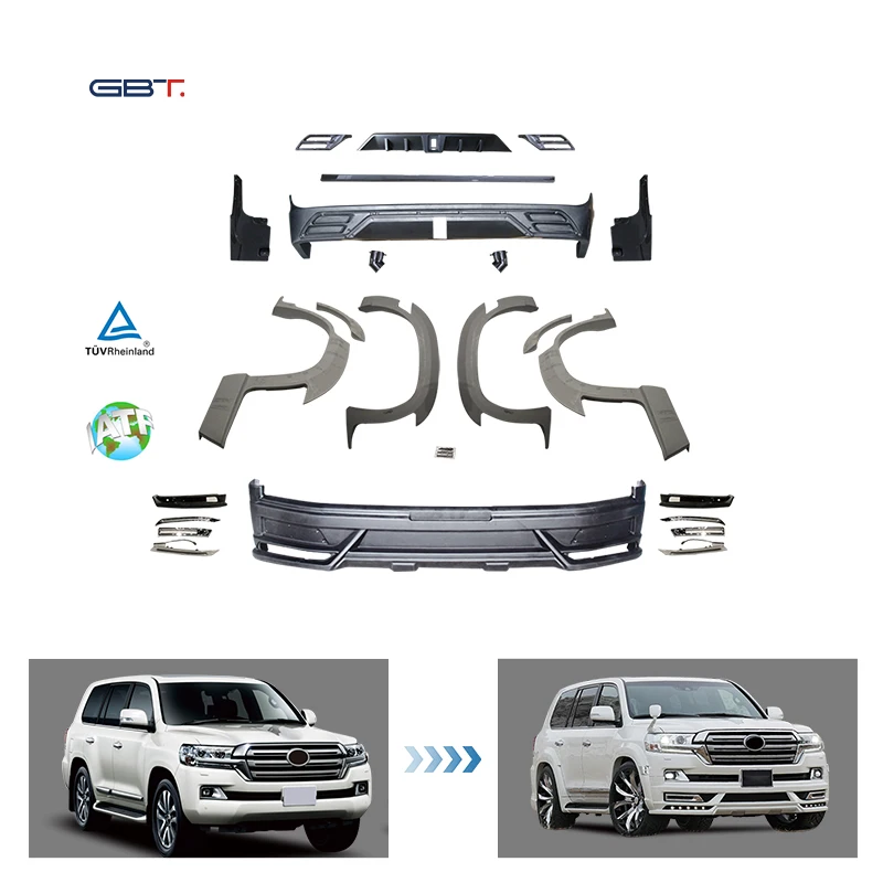 

ZAIQU Factory Lc200 Body Kit Wald Model Bumper Fender Upgrade Parts for 2016-2020 Land Cruiser 200 Car Mods Accessories