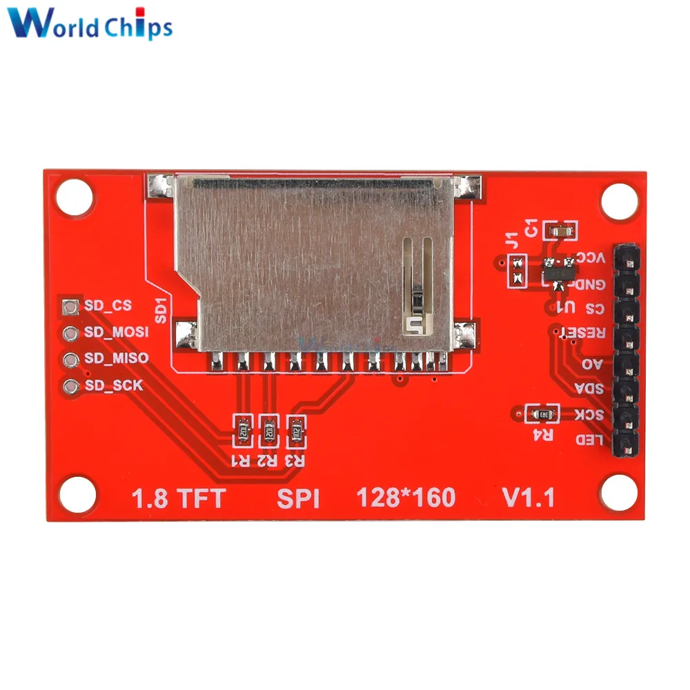Profilo In Alluminio Per Strisce Led Display LCD TFT 1,8 Pollici 128x160 Pixel Con Controllore ST7735 SPI - Per Arduino E Progetti Elettronici Display Piccolo Per Elettronica - Foto 4