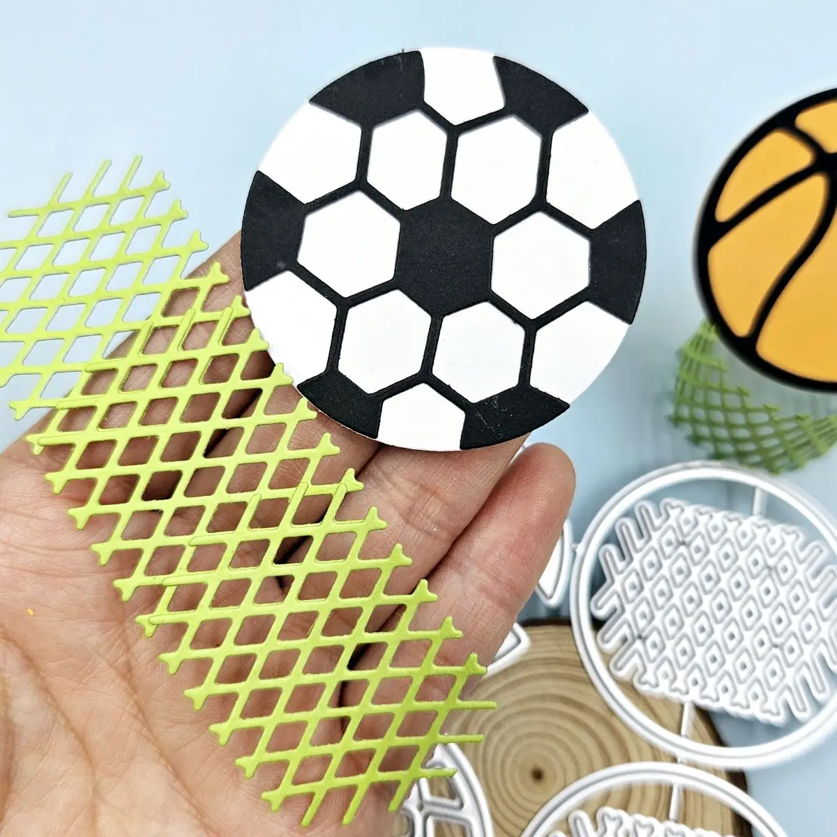 Football and Basketball Metal Cutting Dies Scrapbook Embossing Album DIY Craft Cutting Die New