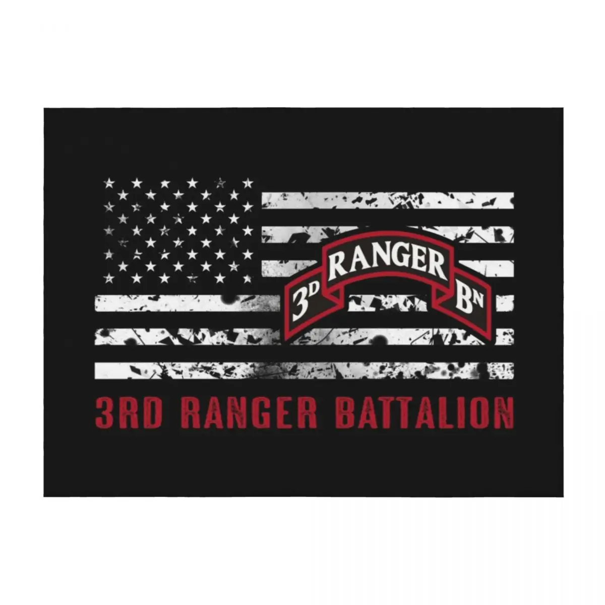 

3rd Ranger Battalion Throw Blanket Decorative Beds Summer Beddings Personalized Gift Soft Plush Plaid Blankets