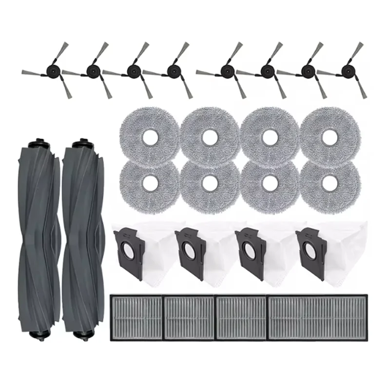 الترويج! ل Dreame X40 Ultra/L40 Ultra Part MOVA P50 Pro Ultra/P10 Pro Ultra مجموعة الملحقات فرشاة تصفية ممسحة القماش كيس لجميع الغبار