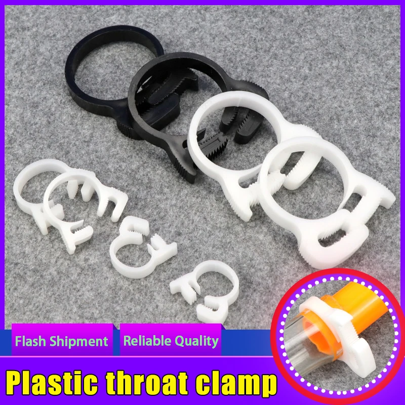 

Plastic pipe clamp plastic throat clamp tooth shaped clamp strong pipe clamp plastic pipe hose clamp plastic fastener