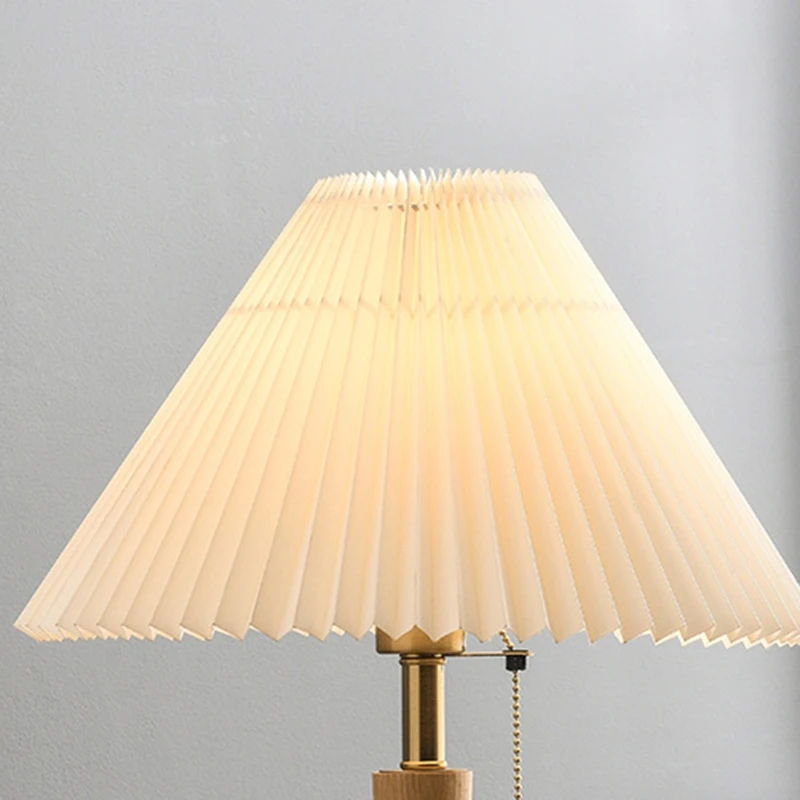 Pleated Table Lamp Small Table Lamps For Bedside Table Lamps For Living Room Home Cute Lamp