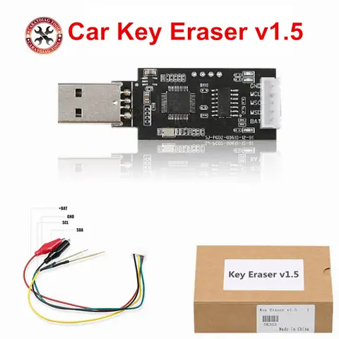 Car Key Eraser v1.5 Key Cleaner Tool Used to Unlock Remotes Diagnostic Tool Actually Erase Memory and Prepare Car Key to Reuse