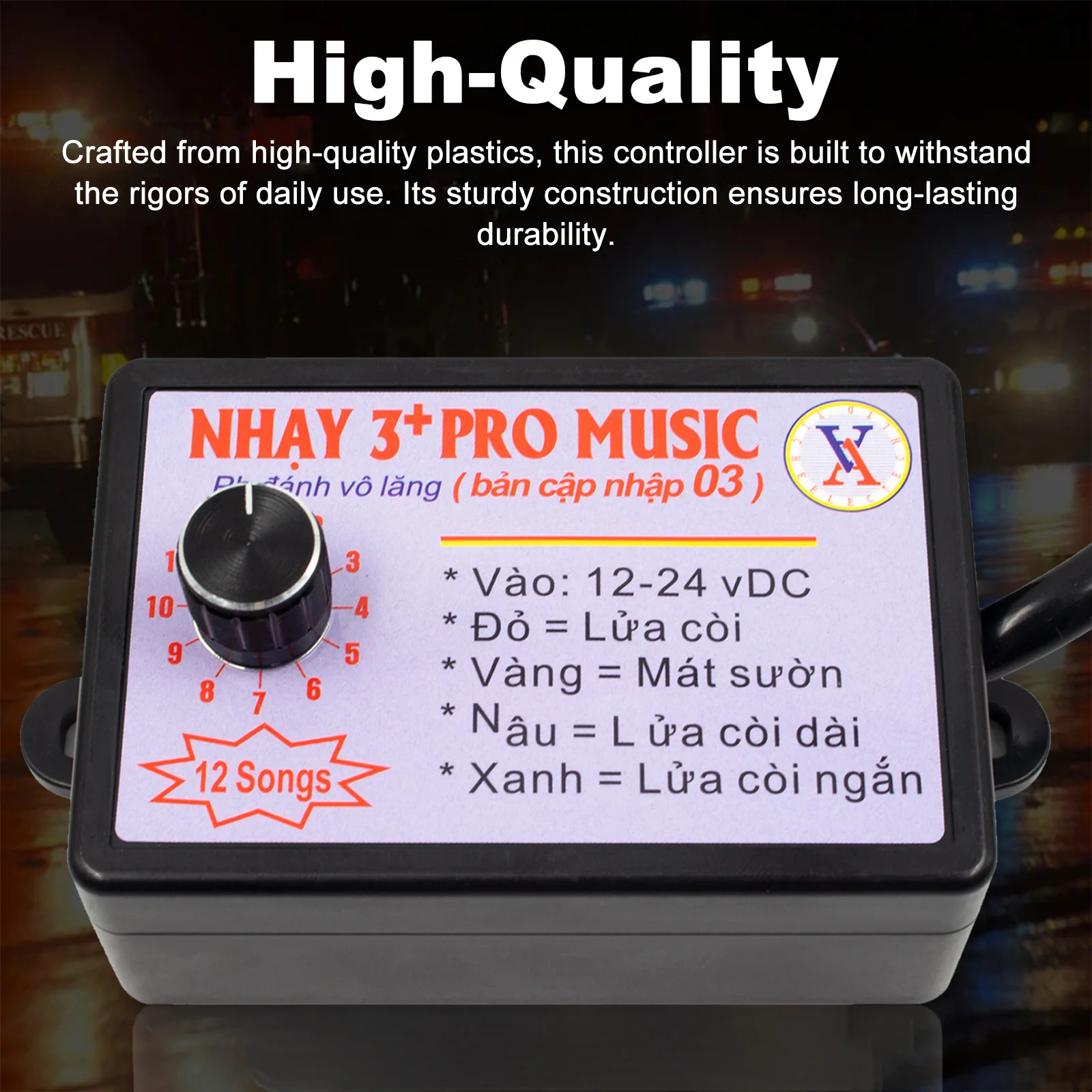 القرن صندوق التحكم 12 فولت-24 فولت 8 & 12 الصوت الموسيقية الإلكترونية 3 + برو الموسيقى السريعة القرن التتابع للدراجات النارية سيارة جيب مركبة بحرية شاحنة