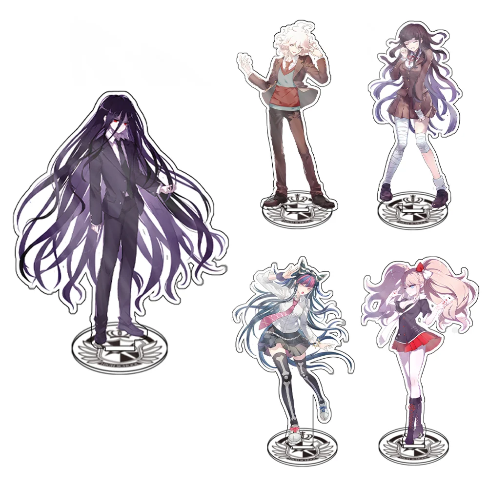 Danganronpa Acrylic Stand  Makoto Naegi Junko Enoshima Kyoko Kirigiri  Ibuki Mioda Model Plate Desk Decor Gifts