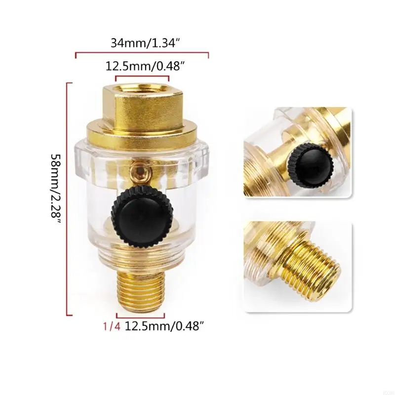 Mini Industrial Mini Oilador Linha 1/4 "Operação Simples Óleo para Compressão do AIR Eficiência HX6C