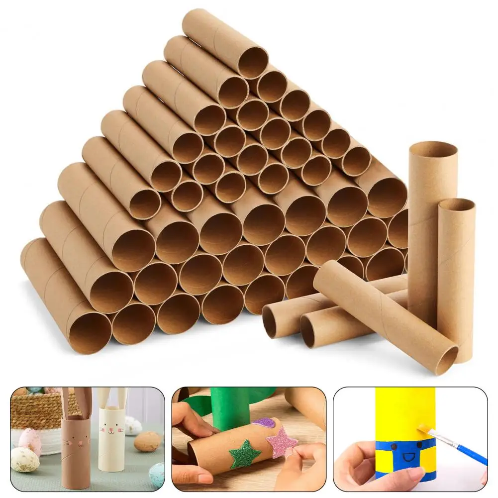 Paper Tube Toilet Paper Rolls, Crafts Making, DIY Craft Tubes, Cardboard Handcraft, 20 Pcs