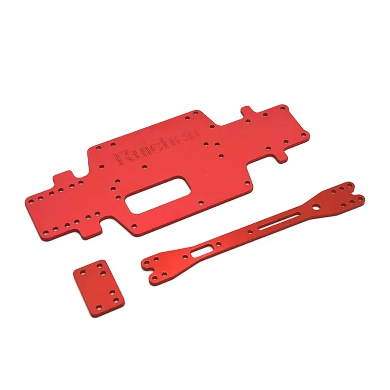 Wltoys-Metal Chassis Bottom Plate e Second Floor, Peças de Atualização de Carro RC, 284131, K969, K979, K989, P929, 1, 28