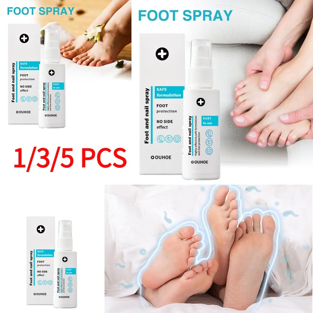 

1/3/5PCS Foot Skin Foot Deodorizing Peeling Spray Anti Cracking Odor Care Shoe Fresheners Nail Deodorant Removing Moisture Spray