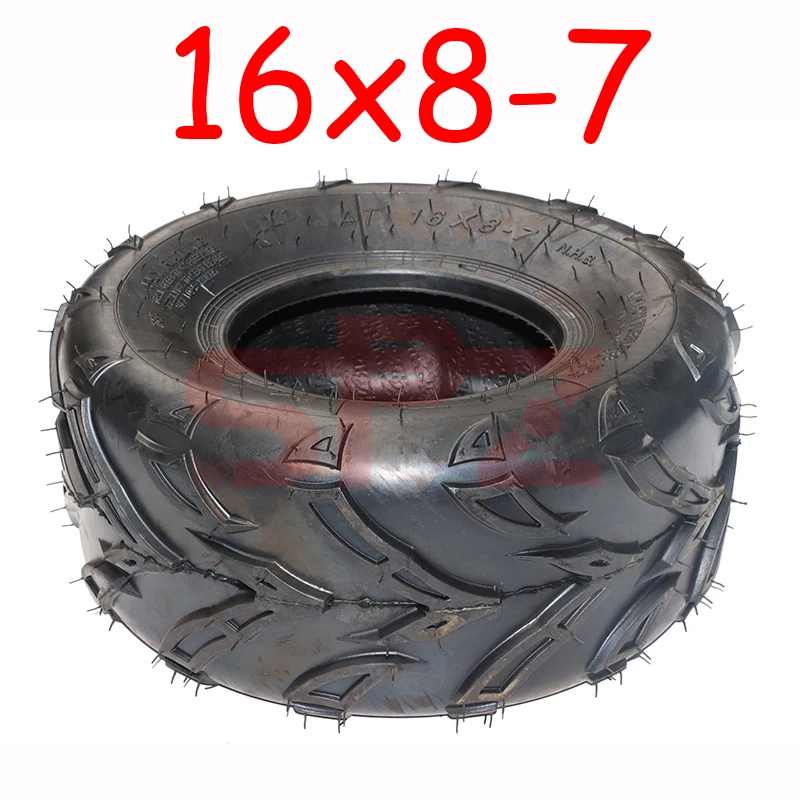 

16x8-7 Inch Tires Rear and Front Tires for 70cc 90cc 110cc 125cc Abrasion-Resistant ATV Karts Four-Wheelers Car Moto Accessories