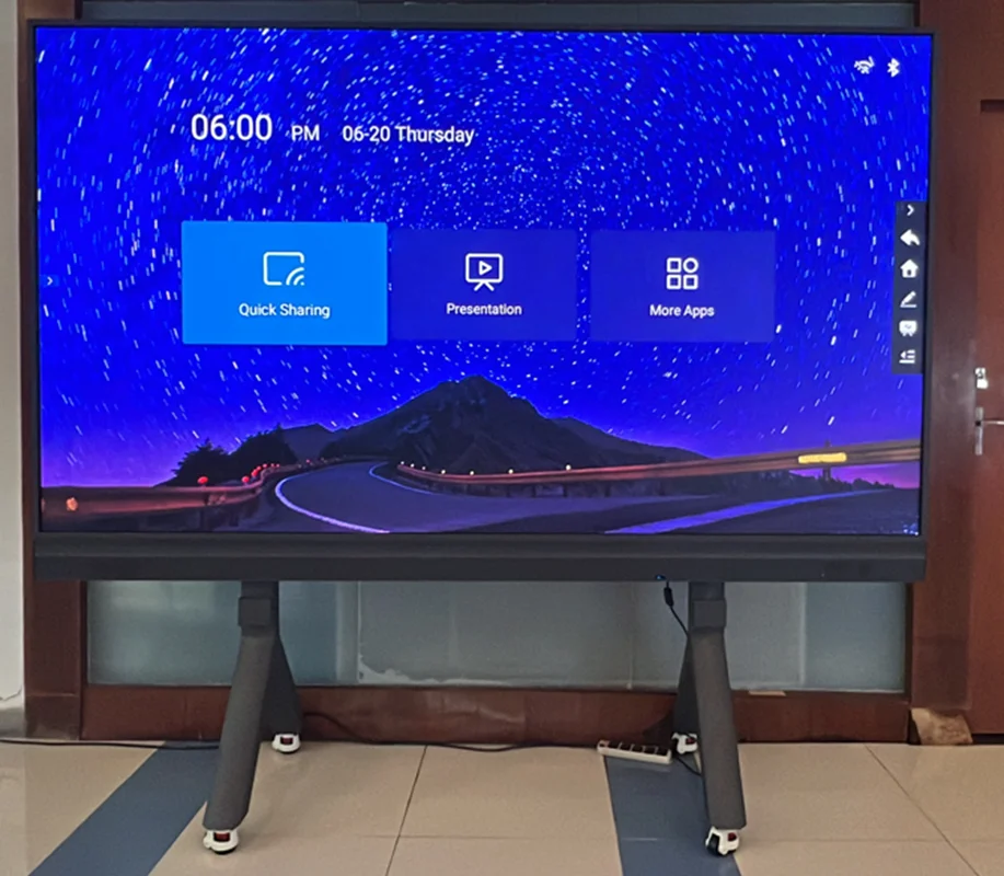 

P1.25 COB 108 inch Android system TV indoor LED display screen, resolution 1920x1080, with remote control function
