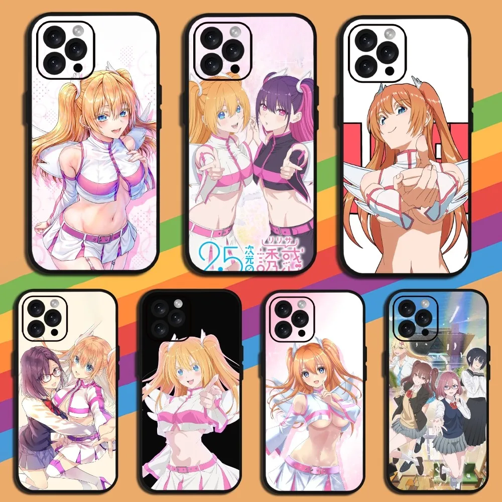 Anime 2 5 Dimensional Seduction  Phone Case For iPhone Mini 11 12 13 14 15 Pro XS Max X Plus SE XR Shell