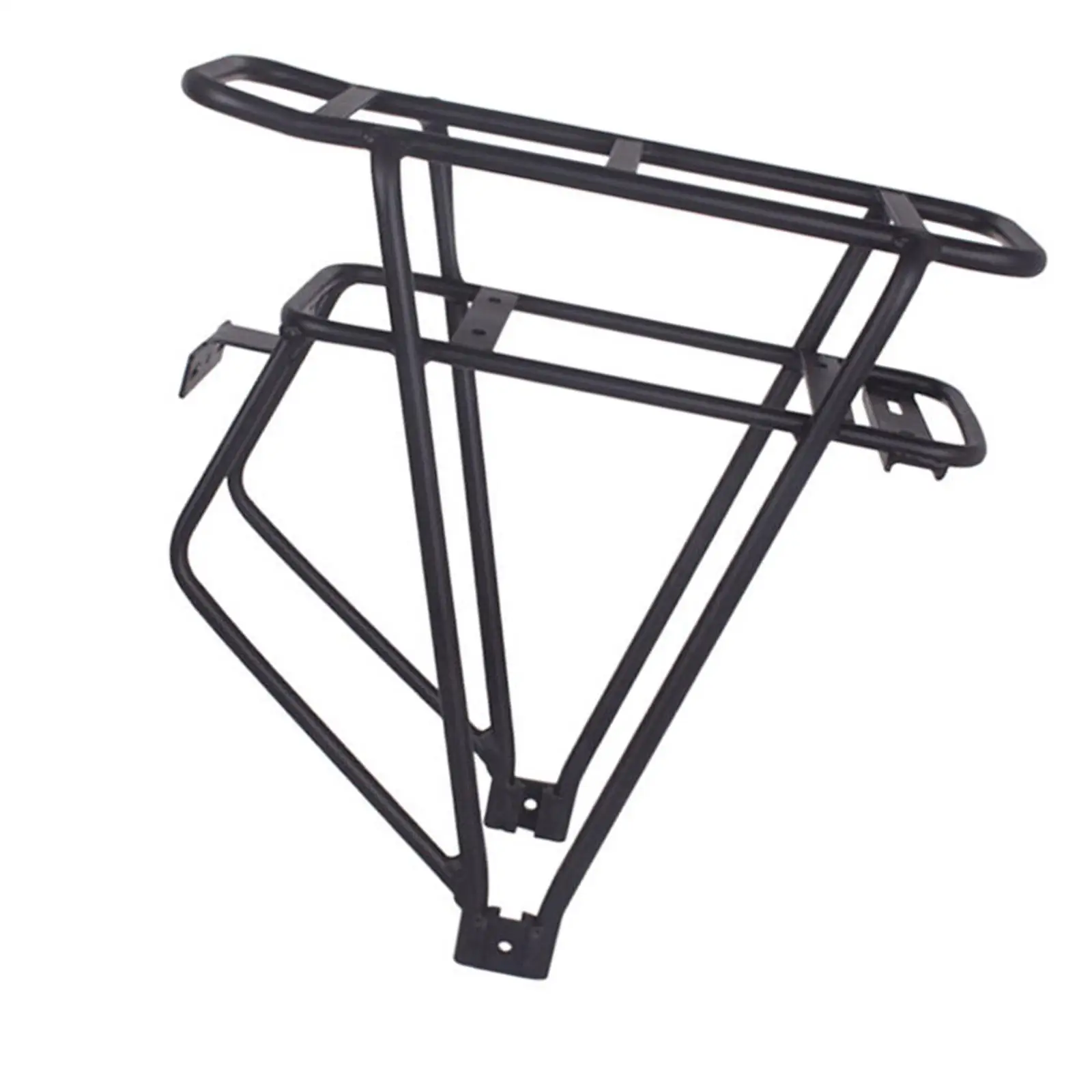 

Strong Iron Bicycle Rear Rack with Battery Holder Double Deck Luggage Carrier for Electric MTB Bikes Storage and Accessories