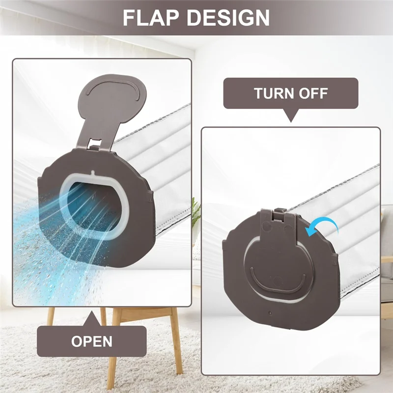 

ABRW-Vacuum Cleaner Bags For Vorwerk Kobold VK7 FP7, Filter Bags For Kobold VK7 Cordless Vacuum Cleaner, Pack Of 8