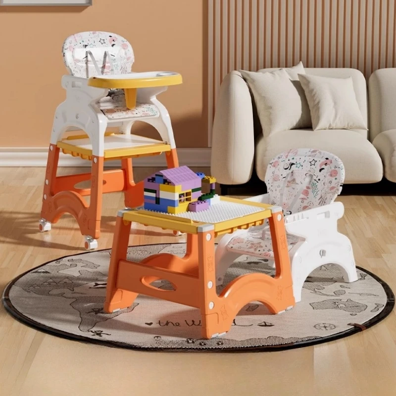 Baby detachable combined growth dining chair Baby home anti-fall table seat children's book table chair