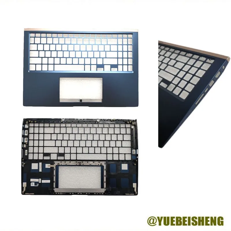 New/org For Asus ZenBook UX534 UX534F LCD back cover /LCD bezel (Non-touching) /upper cover 13NB0NM1P01011 /Bottom case,Blue