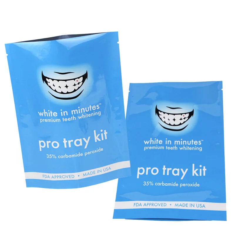 2025customized.Custom Dental Floss Teeth Aligner Dental Products Food Grade Plastic Resealable Zipper Packaging Bag