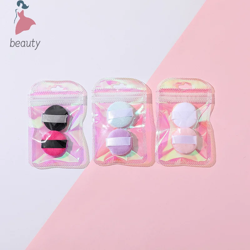 3/4/6Pcs Mini Finger Puff Detail Makeup Sponge Face Foundation Powder Concealer Cream Blend Cosmetic Accessories Makeup Tools