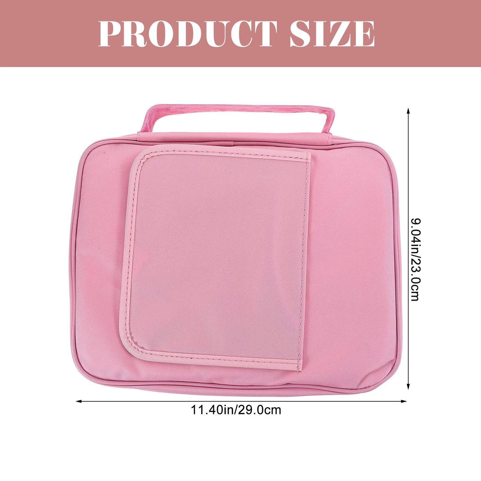 Tote Bag Large Capacity Heavy Duty Polyester Book Storage Handheld Book Carrier Document Organizer File Bag