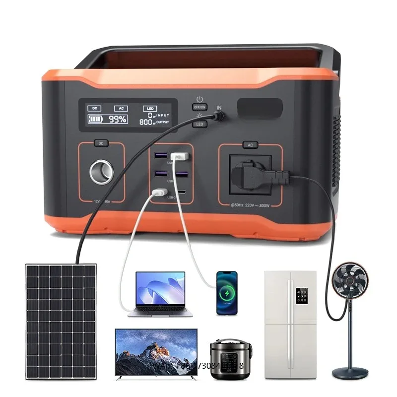 Solar generator 1000 watts hot-selling off-grid portable power station 1KW, with solar panels, for camping solar generator