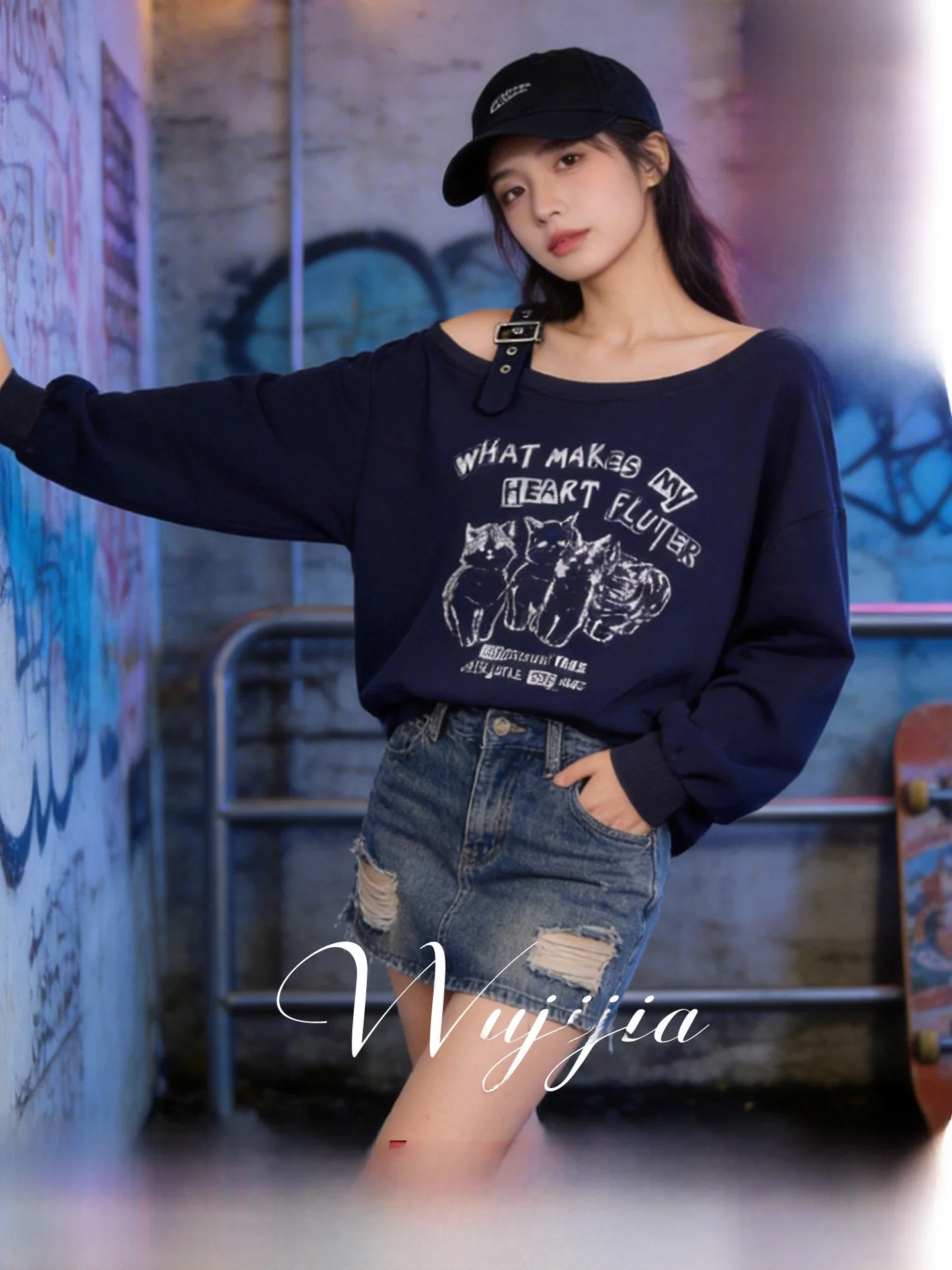 

Женская толстовка больших размеров с анималистичным принтом, открытыми плечами и длинными рукавами, весна 2026, элегантный стиль, удобная, дышащая, из полиэстера