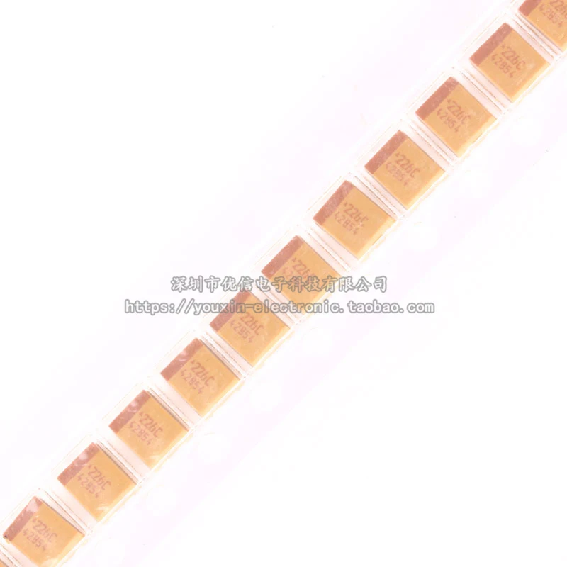 50 шт./CASE-B-3528 танталовый конденсатор SMD типа B 16 В 22 мкФ ± 10% код (226C) пассивный компонент TAJB226K016RNJ