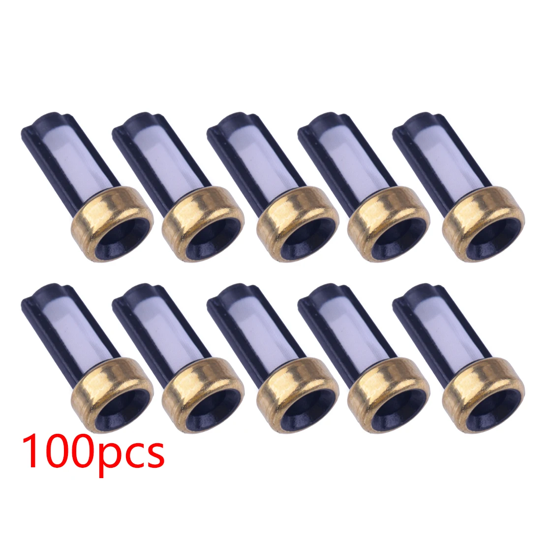 NEW 100Pcs Car Fuel Injector Micro Basket Filter Repair Kit 6x3x12mm