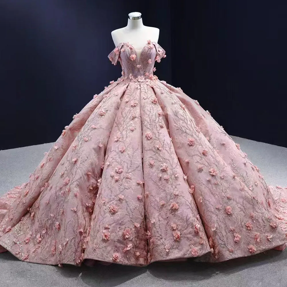 

Розовое вечернее платье с открытыми плечами и вырезом «сердечко», с кружевной шнуровкой на спине, аппликациями и пайетками, на заказ, модель 2026 года