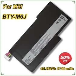 NEW BTY-M6J Laptop Battery for MSI GS63 GS63VR 6RF GS73 GS73VR 6RF MS-17B1 MS-16H2 MS-16K2 GS63VR-7RF BTY-U6J 64.98Wh 5700mAh