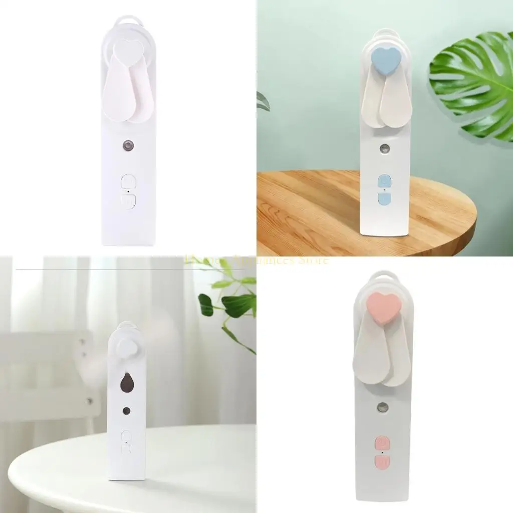 D0AB Личный охлаждающий вентилятор USB Перезаряжаемый вентилятор портативный портативный портативный портативный ручный ручный