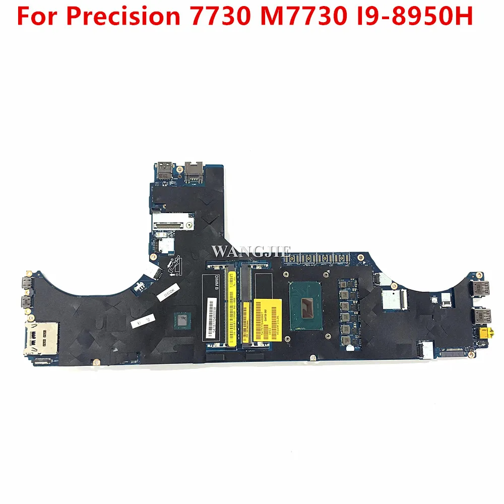 Laptop Motherboard For Dell Precision 7730 M7730 Mainboard 01DY8W CN-01DY8W SRCKN I9-8950H LA-F601P  100% Working