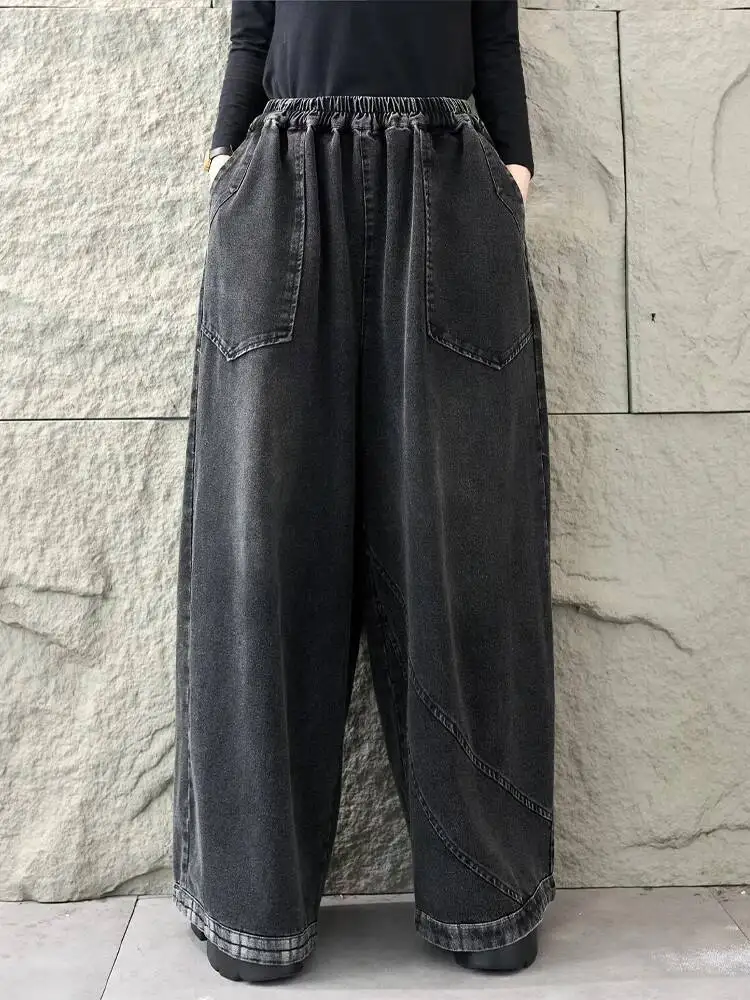 Masss Wasss 2026 printemps femmes mode solide Denim pantalon classique Vintage jean femmes Design européen loisirs élégant pantalon