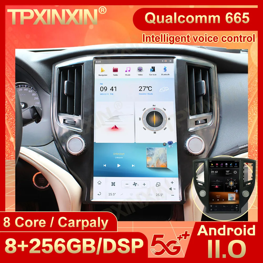 

1 Din Android 11 экран Тесла Мультимедиа Стерео для Toyota Crown 2014 GPS навигация WiFi видео аудио радио плеер IPS головное устройство