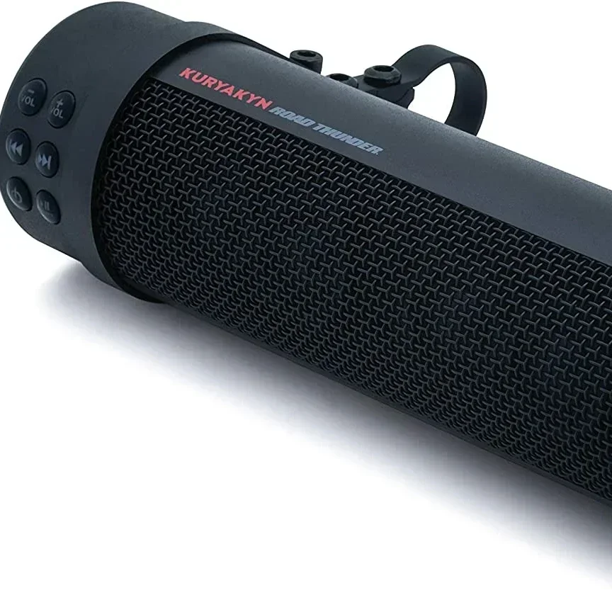 

Устойчивая к атмосферным воздействиям звуковая панель для мотоцикла Road Thunder, 300 Вт, аудиодинамики на руле с зарядным устройством с питанием от BT USB