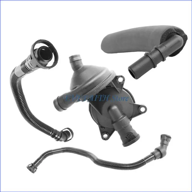 

124B Engine Crankcase Vent ValvePCV Breather Hose For E36 E46 E90 E39 E91 E81 E83 E89