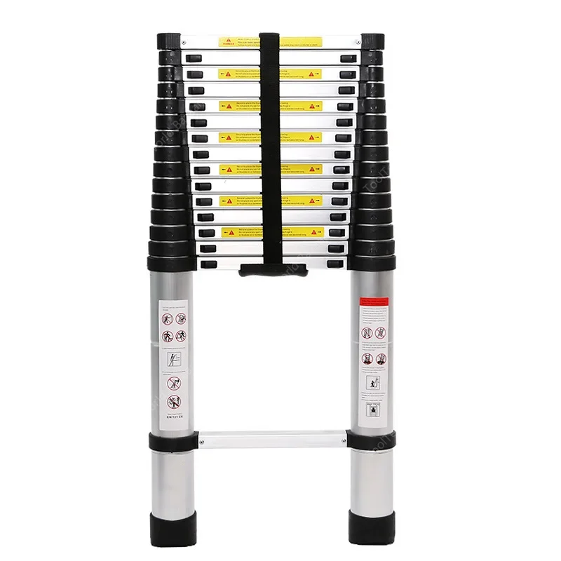 

Retractable aluminum alloy telescopic ladder folding shrink bamboo engineering ladder portable household