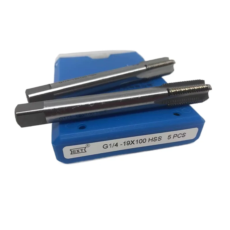 G NPT 55 ยฐ/60 ยฐ HSS Lengtheningpipe thread tap 1/8 1/4 3/8 1/2 3/4 1 inch, used for internal thread tapping tools in water pipes