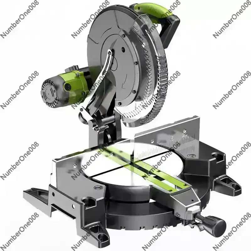 10 Inch Electric Circular Saw for Aluminum, 220V 2600W Multifunction Miter Saw 45 Degree Cutting Metal Steel Machine